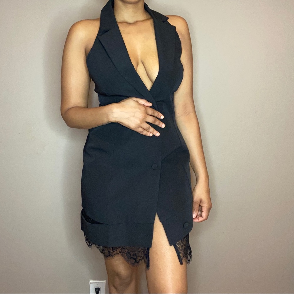 Peace + Love Halter Blazer Dress